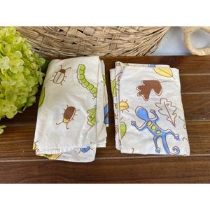 Pair of Michael Kors Kids’ Pillowcases // Bugs and Lizards